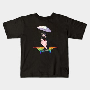 Raining Rainbow Kids T-Shirt